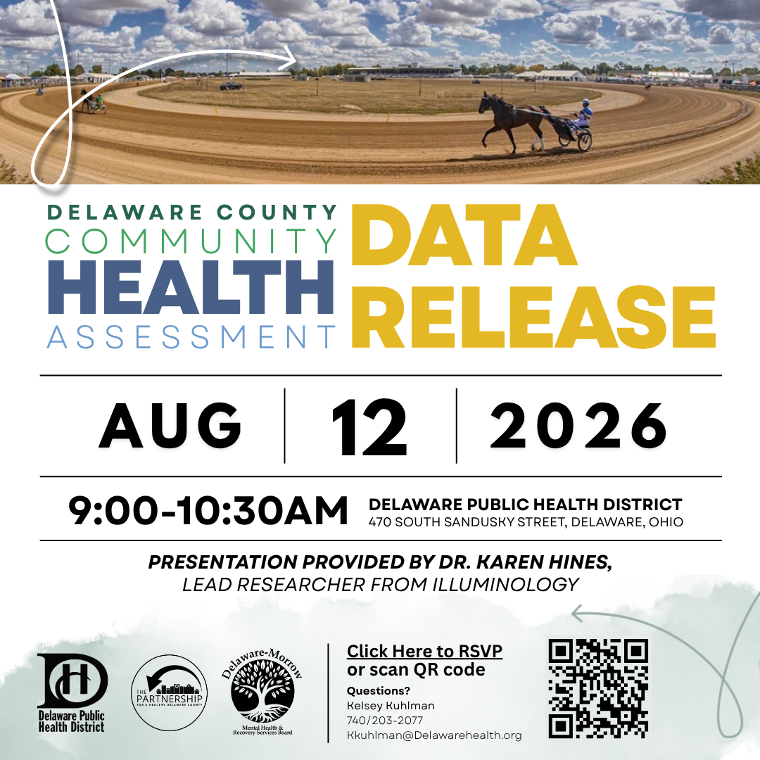 Delaware County Community Health Assessment Data Release – August 12, 2026, Delaware Public Health District