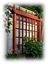 A close-up of a window
